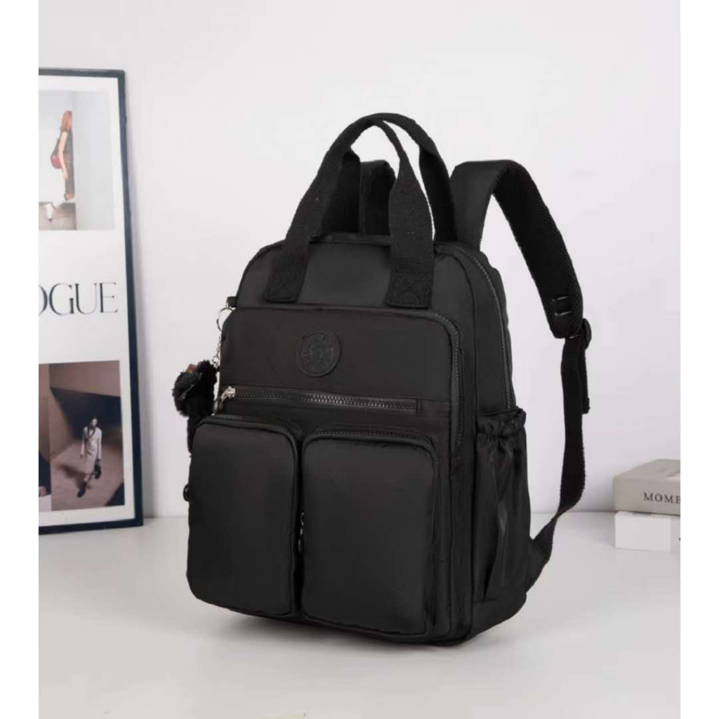 New fashion hangbag slingbang and backpack schoolbag for women Multiple pockets-No pendant