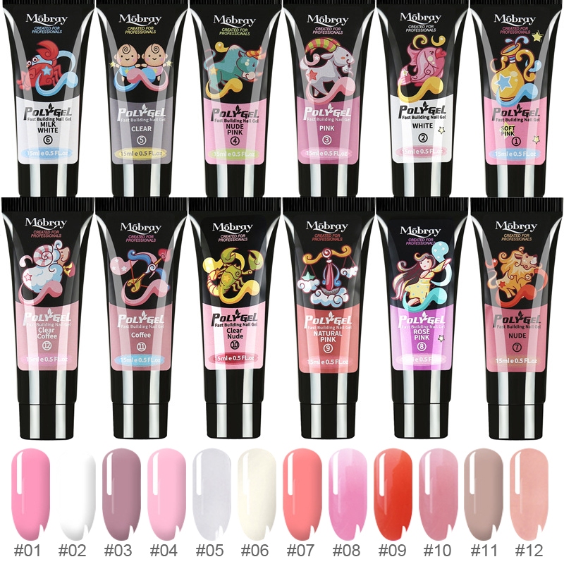 Nail Extension Gel Glitter Sequins Acrylic Builder Poly Uv Gel Polish Varnish Hybrid Manicure Tools