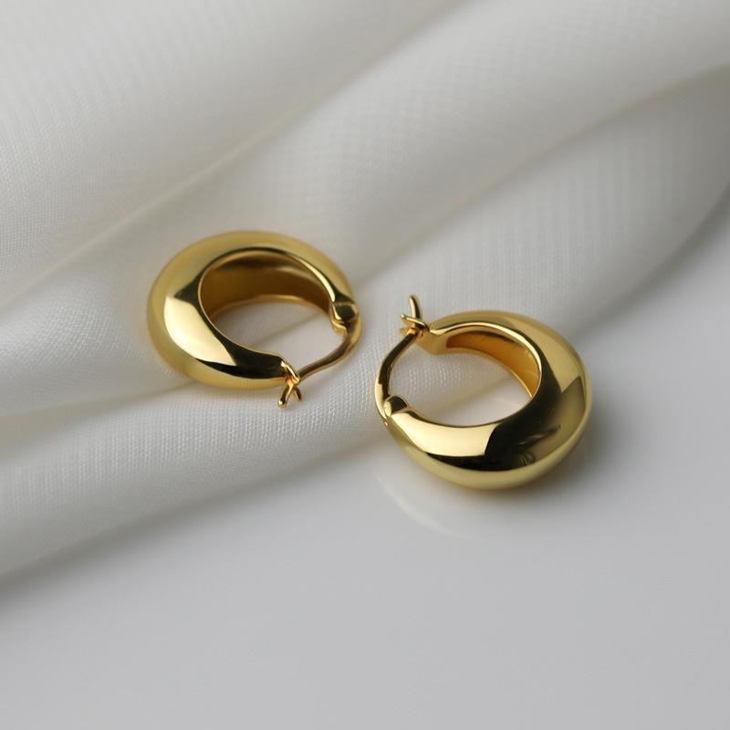Retro round earrings geometric earrings female