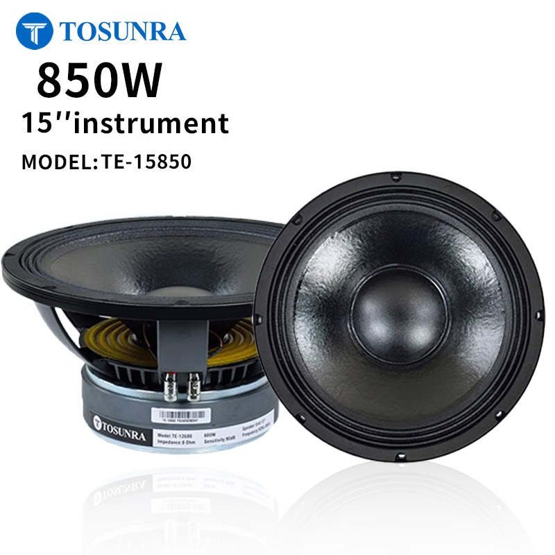 TOSUNRA TE-12/10/15/400W/600W/850W/1000W Dual magnet speaker 12 inches instruments subwoofer speaker