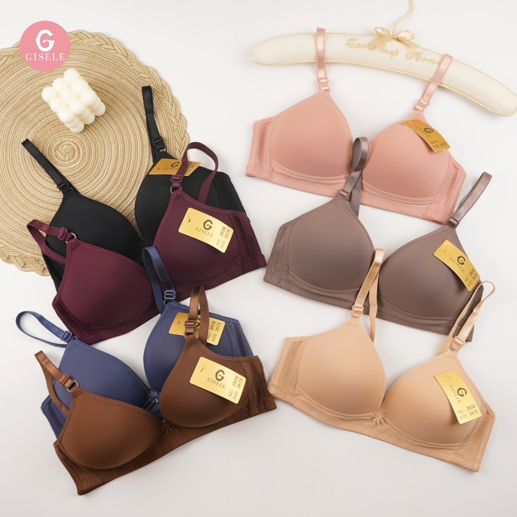 Gisele Women's Bra High Quality Comfortable Nylon Nonwired Adjustable Ladies Underwear Cup B