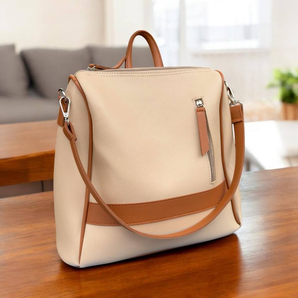Marikina Bags Tara two way bagpack sling and backpack in PU Leather