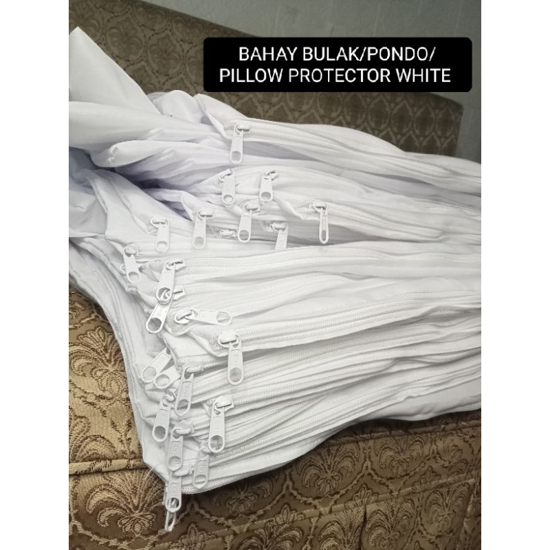 BAHAY BULAK/PONDO/PILLOW PROTECTOR WHITE