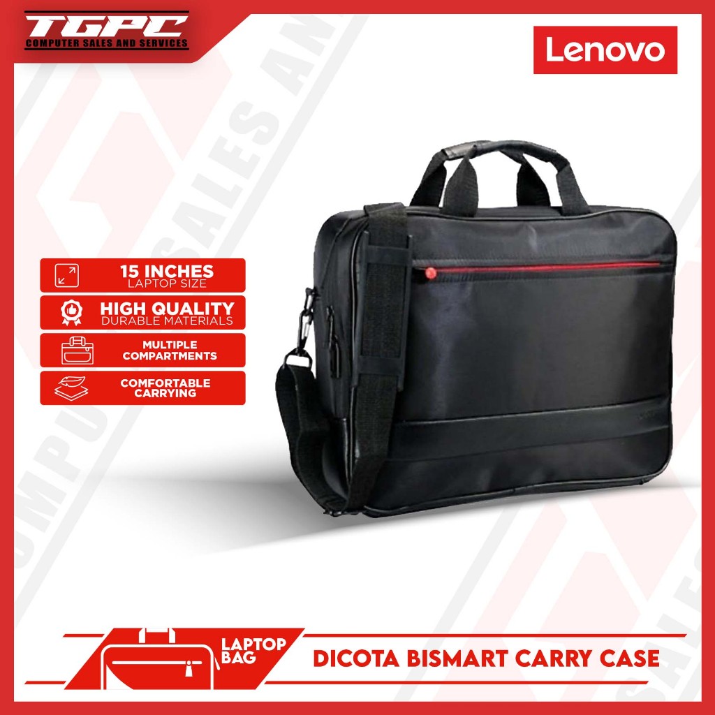 Lenovo Dicota bismart carry case 15" 0B95518 Laptop bag | Lenovo T210 Laptop Bag Size 14-15.6 Inch