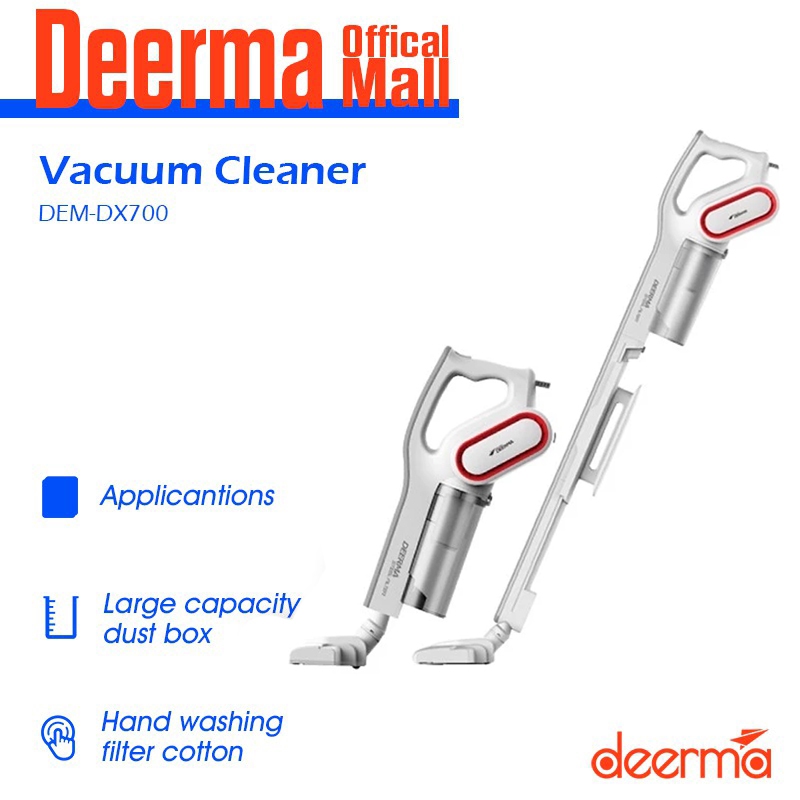 Deerma DX700 / DX700S /DX700 PRO Ultra Quiet Vacuum Cleaner Handheld Strong Suction Vacuum Cleaner