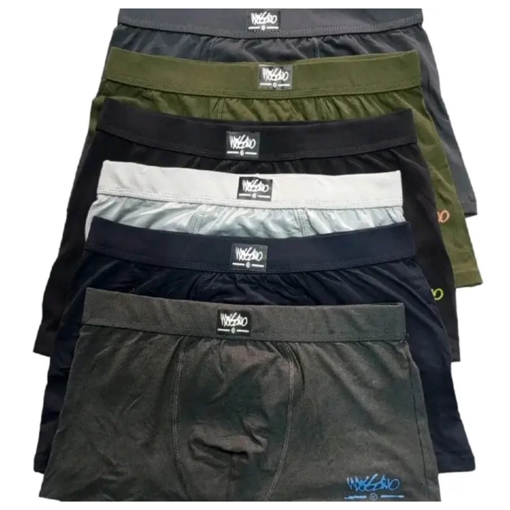 Men's high quality cotton boxer briefs 6/12pcs
