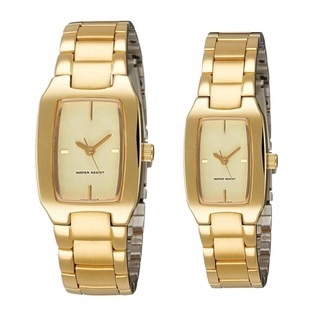 [jden] fashion steel analog watch unisex relo