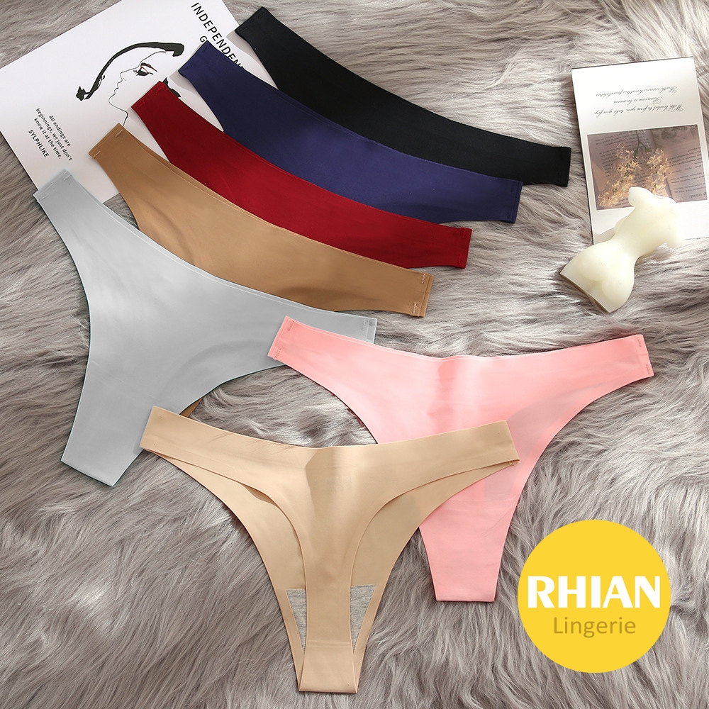 Rhian Women's Underwear T-back Seamless Panties G-Strings panty