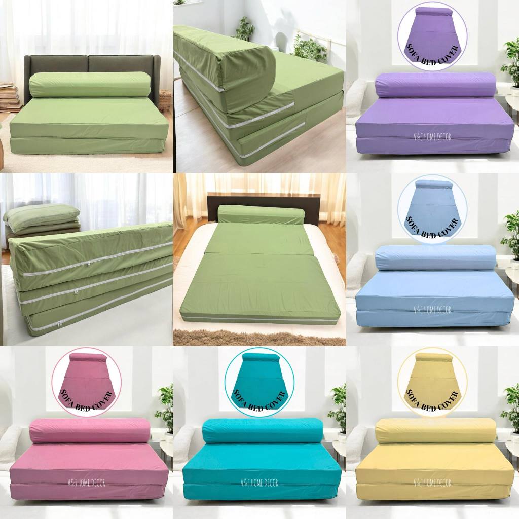 SOFA BED FOAM COVER Trifold Canadian Cotton Cover