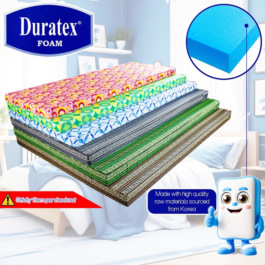 Duratex Foam Straight Bed Mattress 2/4 Inches