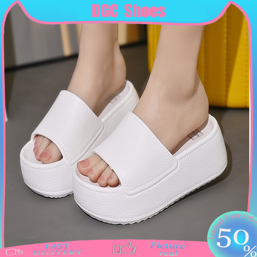 Slippers For Women High Thick Soled Anti Slip Sandals Comfort Footwear Women Shoes Makapal Summer