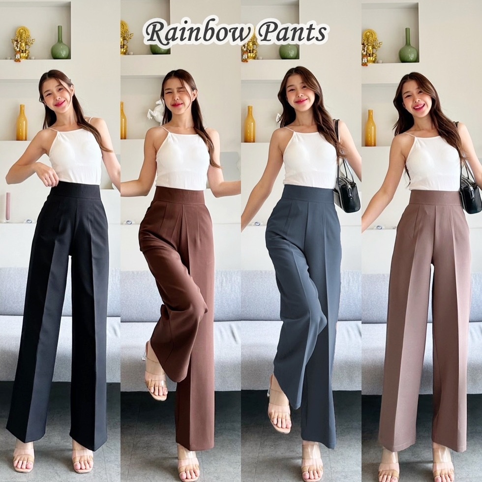Women's Casual Attire Semi-Canvas Style Polyester-fleece Trousers Retro Tooling Pants 38203