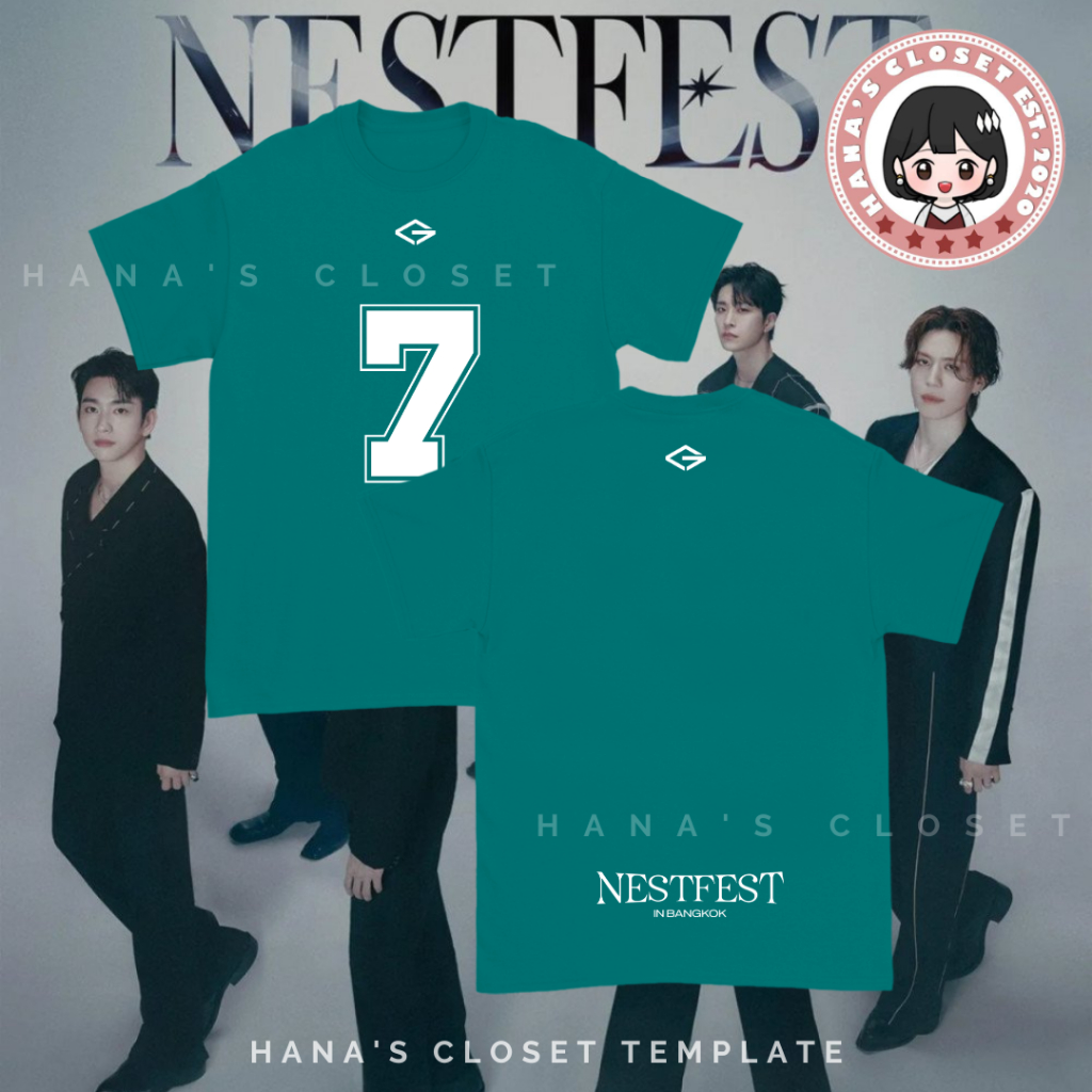 GOT7 NESTFEST バンコク MD Tシャツ ブラック (フリーサイズ) GOT7 NESTFEST バンコク MD Tシャツ ブラック (フリーサイズ