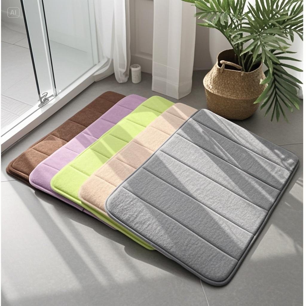 TNC Absorbent Foam Doormat Rug Non-Slip Doormat Bathroom Doormat/ Bedroom Doormat