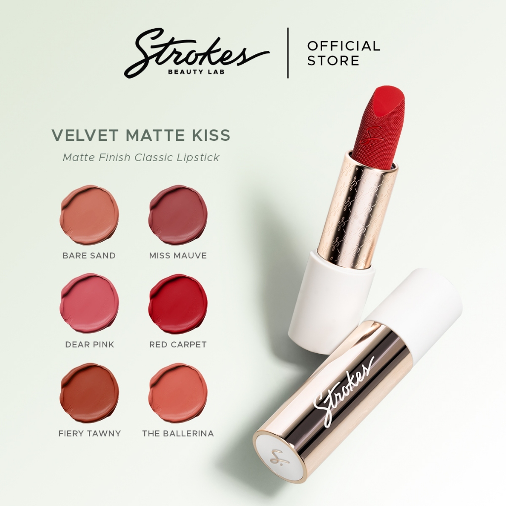 Strokes Velvet Matte Kiss Bullet Lipstick