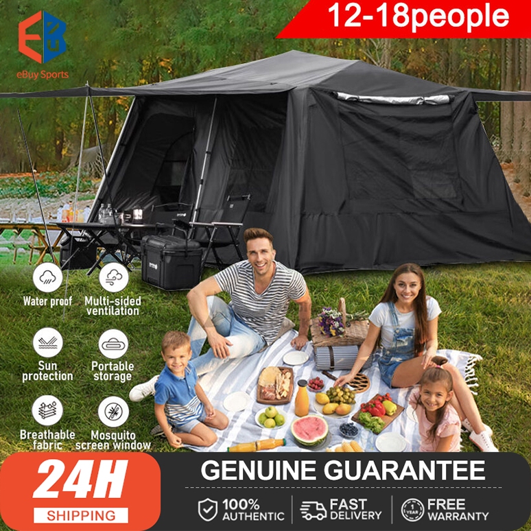 【SUPER LARGE】Camping Tent，Sleep Tent， Hiking Travel Tent, For 12-28 People Automatic Tent Rainproof