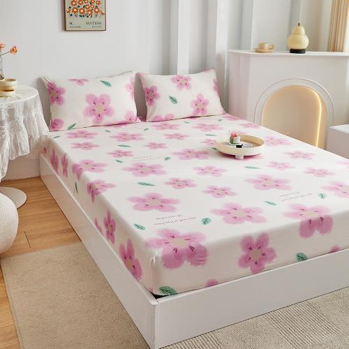 3 in 1 Bedsheet Queen Size Bedsheet Cover Double Size Bedsheet High Quality Single Bedsheet Set