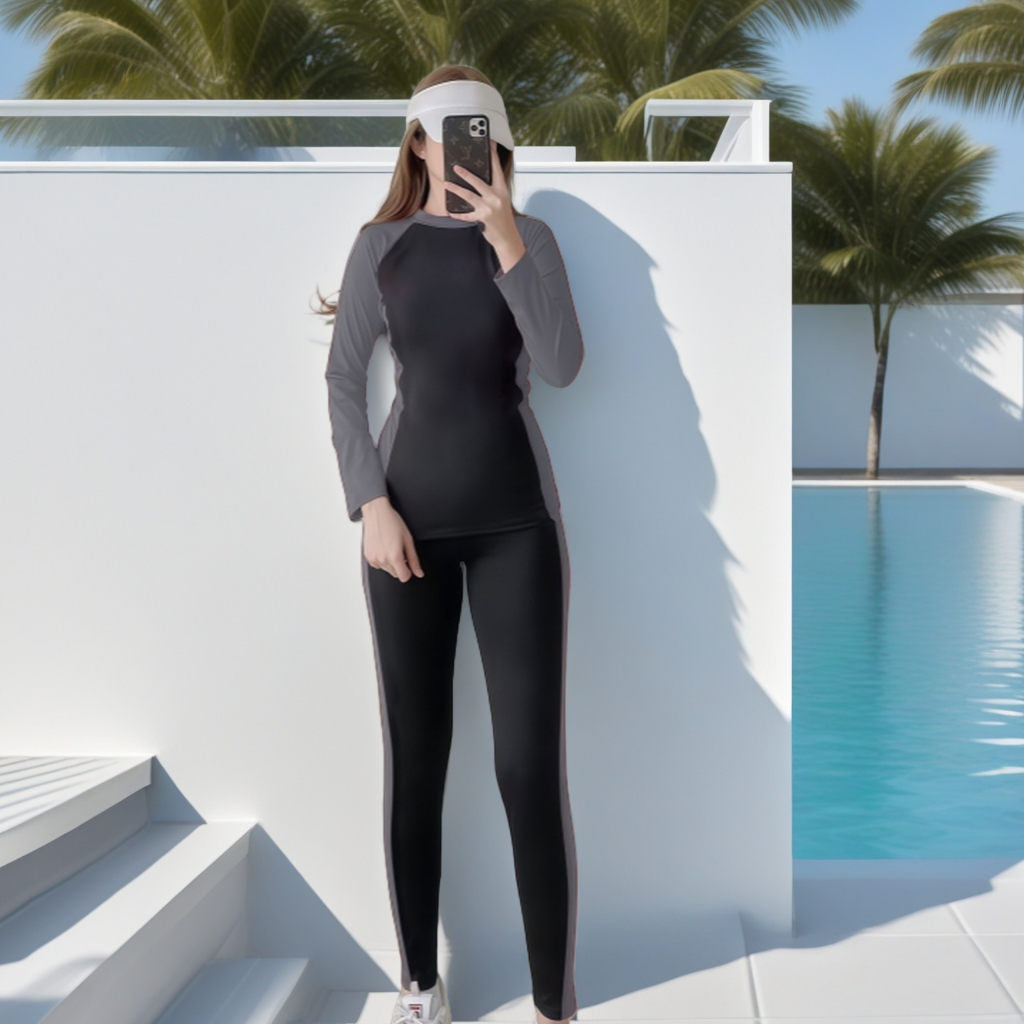 Rush Guard TERNO leggings for women-Hindi tinatagusan ng tubig at mabilis na pagkatuyo