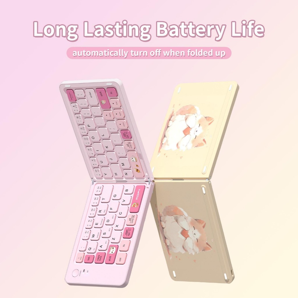 Geezer z1 new arrival Mini folding keyboard fashionable keyboard Bluetooth keyboard Rechargeable Min
