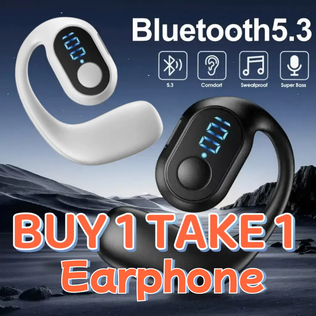 【Buy 1 Take 1 Earphone】Earbuds Android OWS KY2 PRO Earbuds TWS Bluetooth Wireless Sports Earbuds