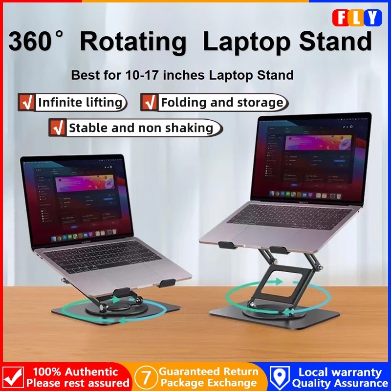 360° Rotating Laptop Stand Foldable Universal Laptop Holder Height Adjustable Tablet Stand Holder