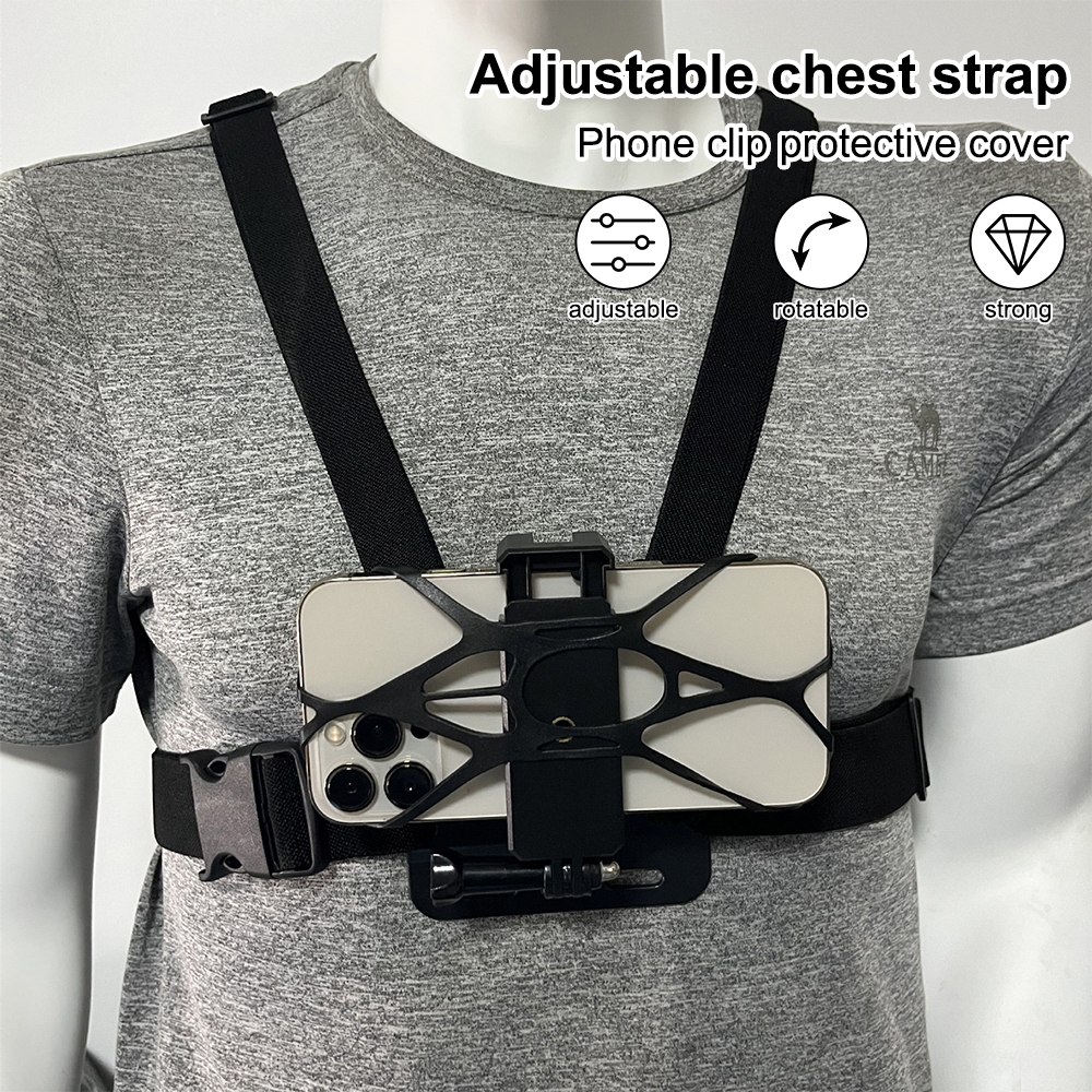 GoPro Chest Harness Holder body chest cp holde chest cellphone holder Mobile Phone Chest Strap Mount