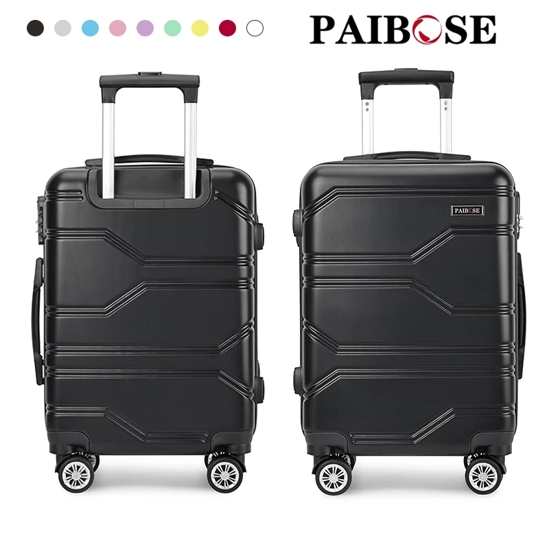 Bobisportsmall portable suitcase 20 inch hard shell light 100% ABS four wheel carry on luggage 2413