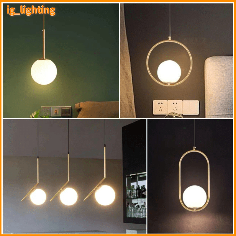 Nordic pendant light for bar counter bedroom chandelier simple dining hanging lamp ceiling lights