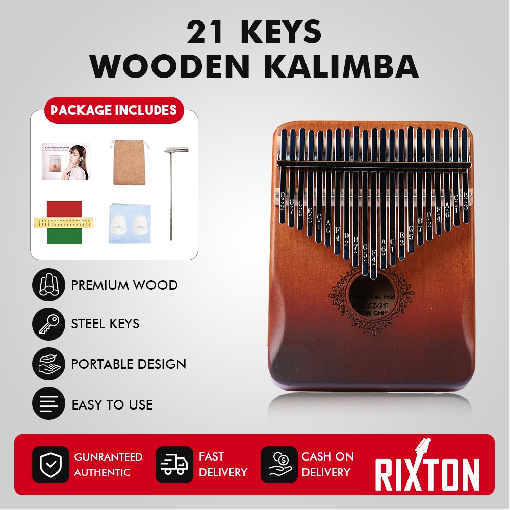 Kalimba 17/21 Keys, Portable Thumb Piano, Finger Piano for Adults, Kids and Beginners