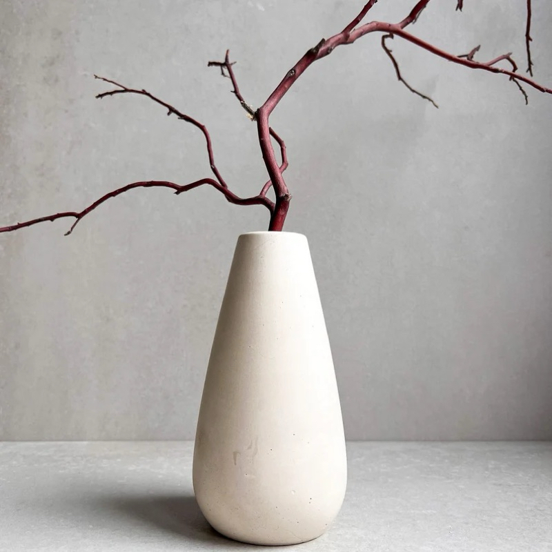 Large Clasic Bud vase for dry flowers and aesthetic home decor