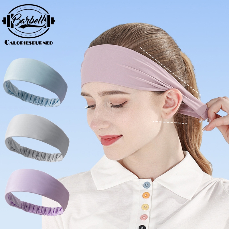 Sports Headbands For Women Knitted Elastic Headband Sweat-wicking and Quick-drying Running Fitness