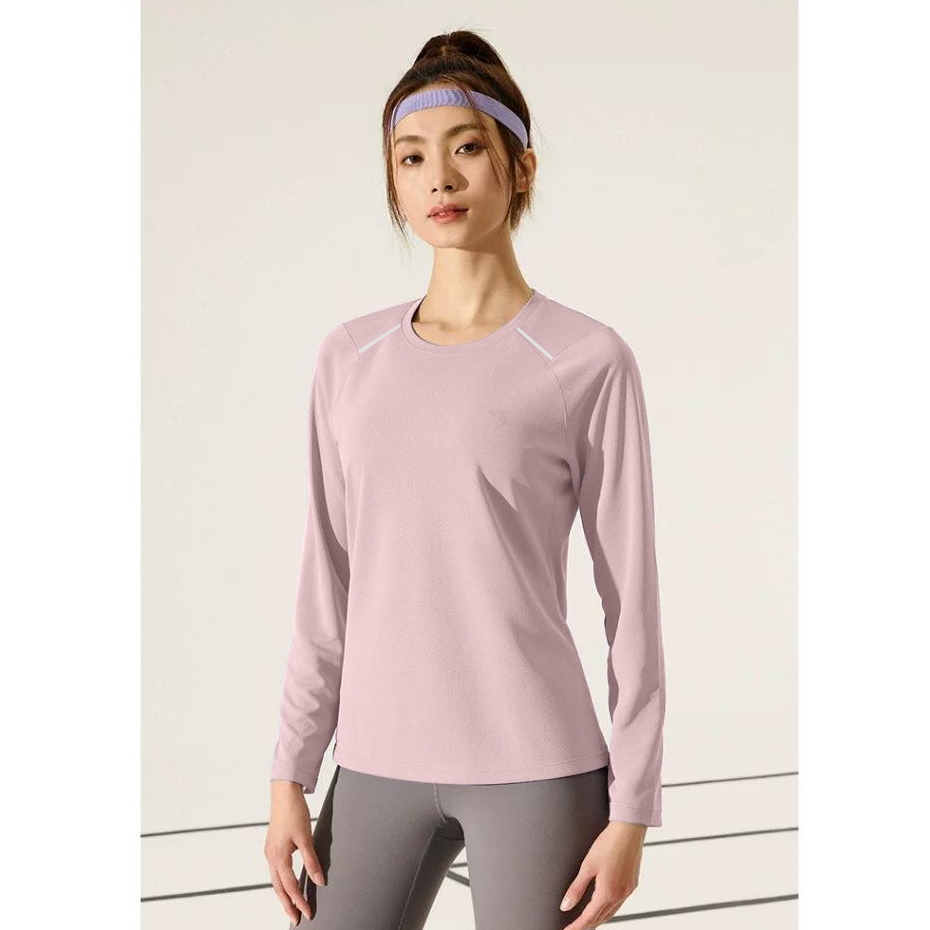 GL14# Lady's Sports Dri-Fit Spandex Long sleeve Blouse Rush guard Running/yoga/gym/Swimming