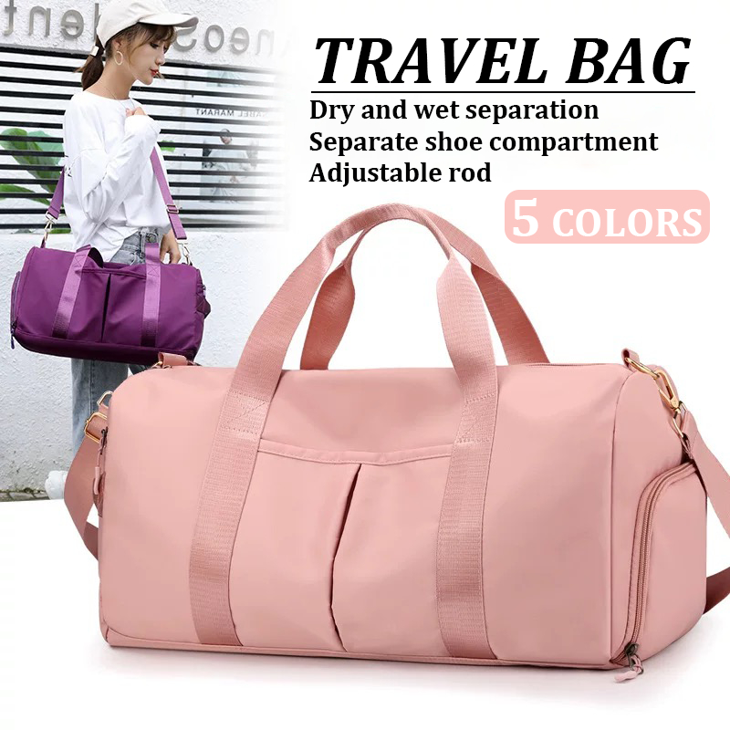 KAA Fashion Travel Bag For Women Large Capacity Gym Bag Sports Bag Lightweight Overnight Bag #6006