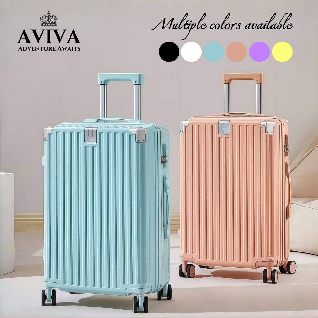 AVIVA Luggage 20/24/28inch USB Charging Cup Holder Waterproof Multifunctional Suitcase