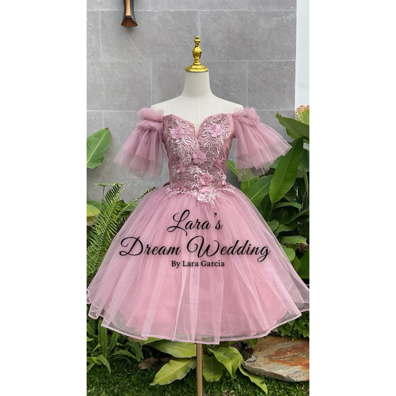 Odette cocktail dress with lace for js prom