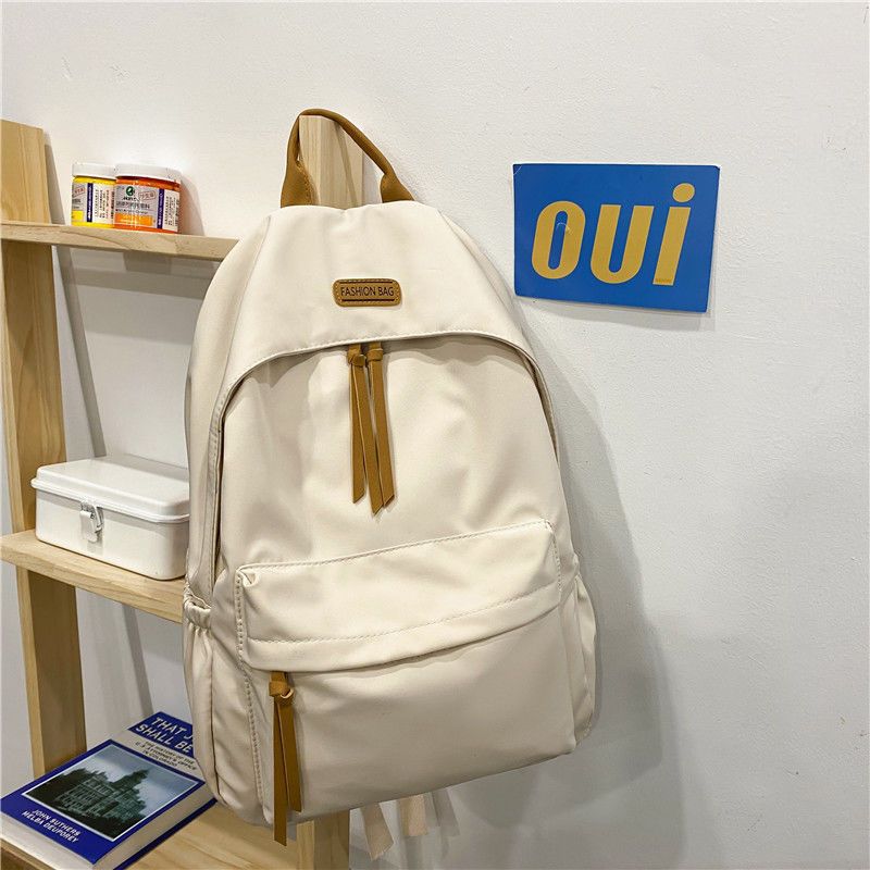 Mumu 6041 Simple Students BackPack Unisex School BagPack For Women Men