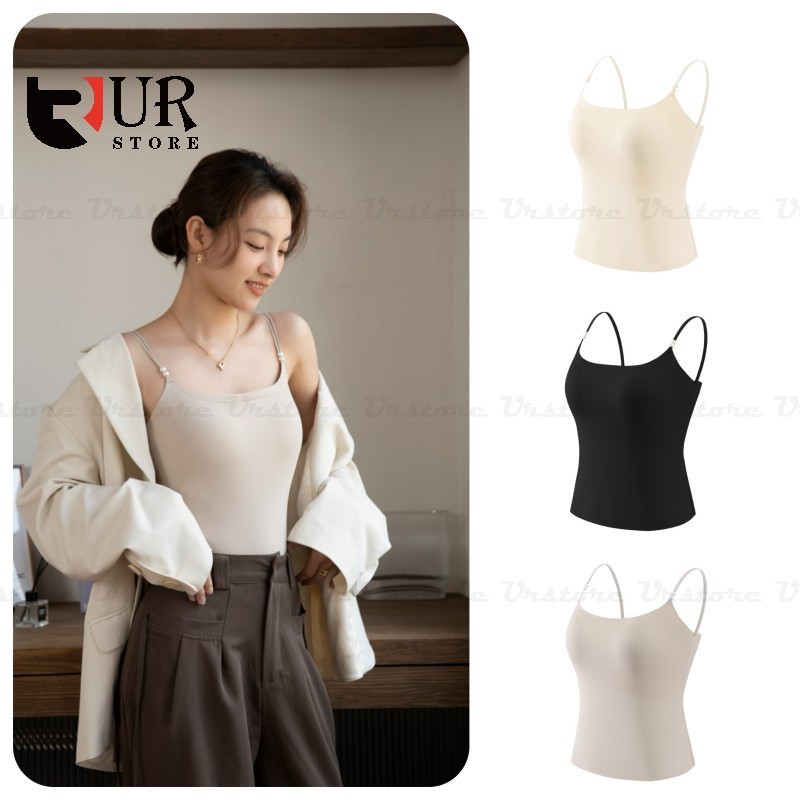 New Seamless Sleeveless for Woman Crop Top Sando Halter Top Inner Camisole Urstore