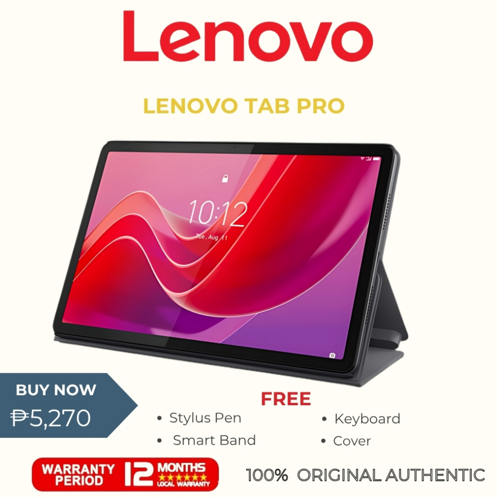 𝐿𝑒𝑛𝑜𝑣𝑜 Pad Pro Tablet 16GB RAM+512GB ROM 4K Display 4G Dual SIM Card WIFI Tablet Android For Kids