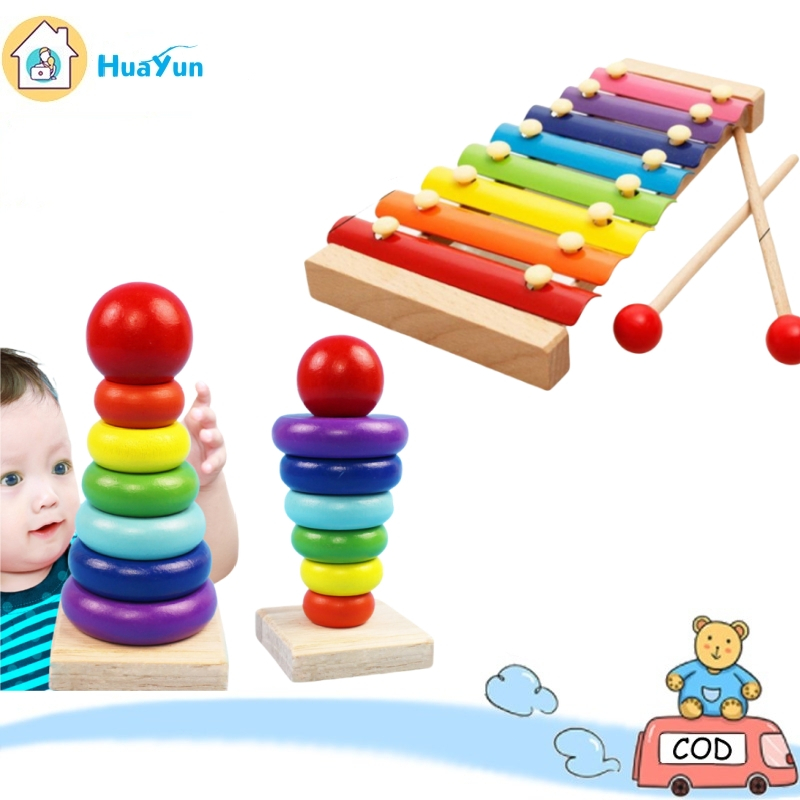 Wooden Toy Xylophone Toys Musical Toys Hand Knock Violin Xylophone Educational toys