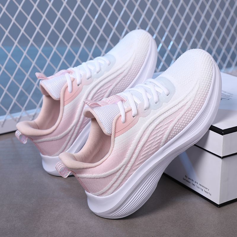 2026 Korean Style Women's Sport Shoes, Breathable Light Mesh running Sneakers for Girls, Trainers