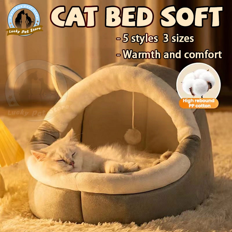 Cat Bed Washable Large Cat House Removable Warm Comfortable Pet Dog Bed Pet Sleeping Nest Kennel