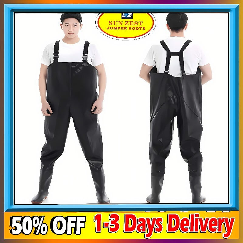 Jumper Boots Heavy Duty Waterproof Overalls Construction Coveralls Farming Coveralls- Fatigue