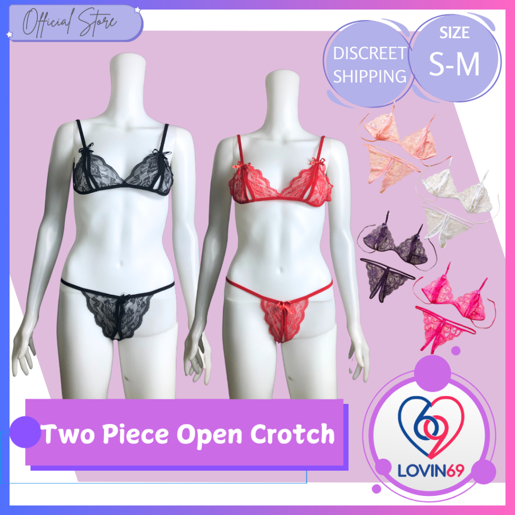 Lovin69 Sexy Lingerie Open Crotch Bikini