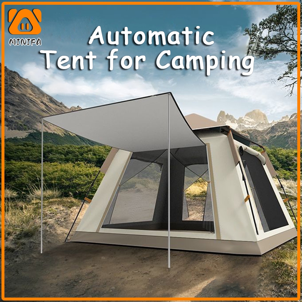 Automatic Tent for Camping 4-7 Person Outdoor Camping Tent Family Tent Square Tent Family Travel