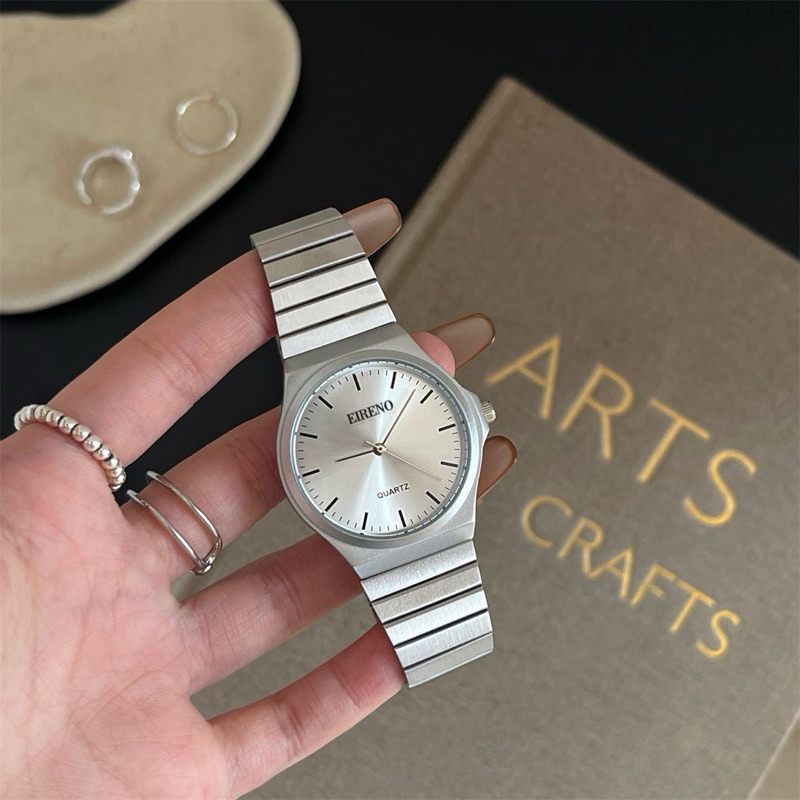 EIRENO Simple minimalist style fashionable adjustable strap quartz men's watch