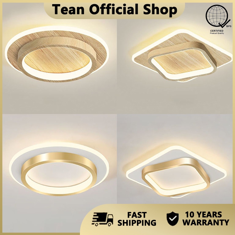 LED Ceiling Light Nordic Creative Tri Color Chandelier Bedroom Living Room Kitchen Aisle Porch Lamp