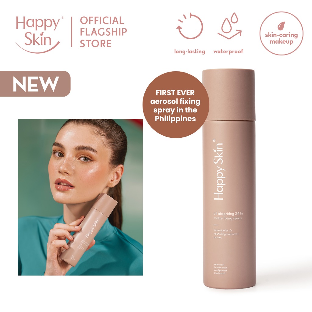 Happy Skin Oil Absorbing 24-HR Matte Fixing Spray