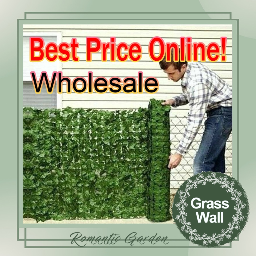 Artificial Hedge Panels Faux Hedge Privacy Fencing Grass Wall Panels for Outdoor,Garden Decor