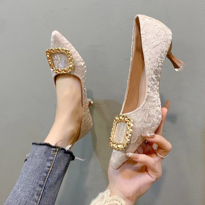 TOPO WOMEN PH 2026 Elegant Party high-heeled new design niche temperament female spring for Women