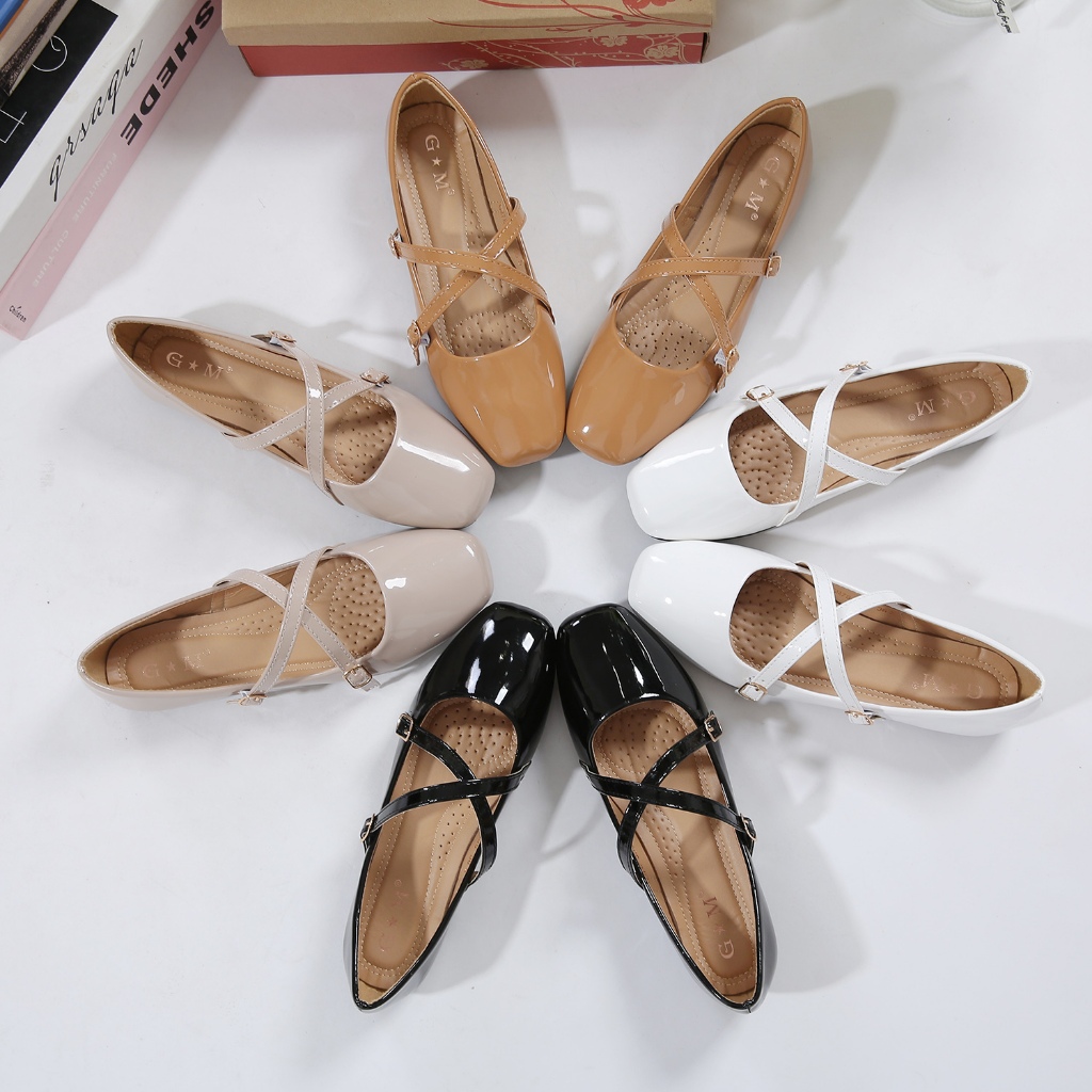 【AhSin】 Fashion Women Doll Shoes Office Flat Shoes Daily Loafer GM78-335